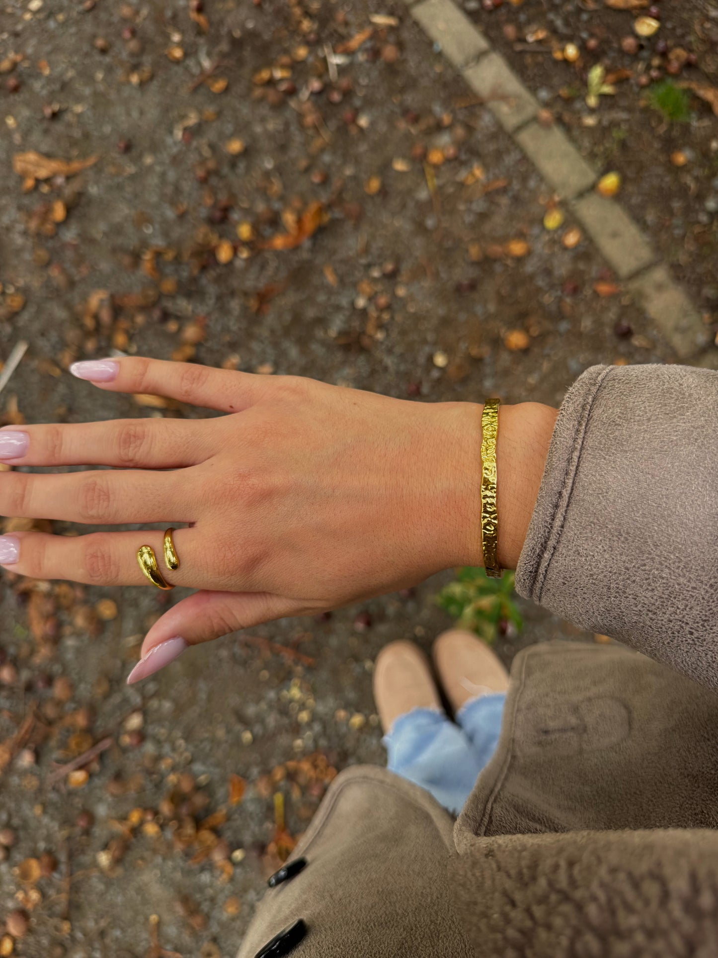 Golden Edge Armreif