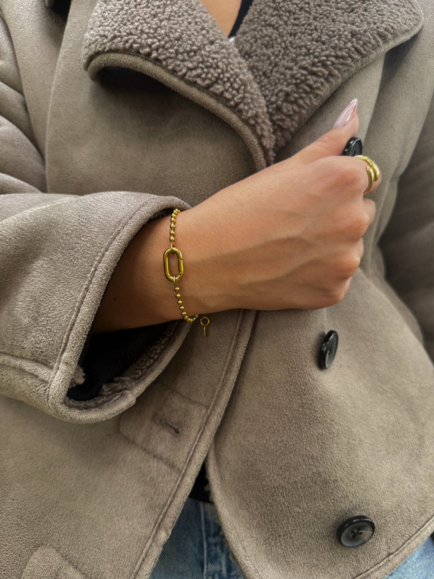 Golden Pearl Armband