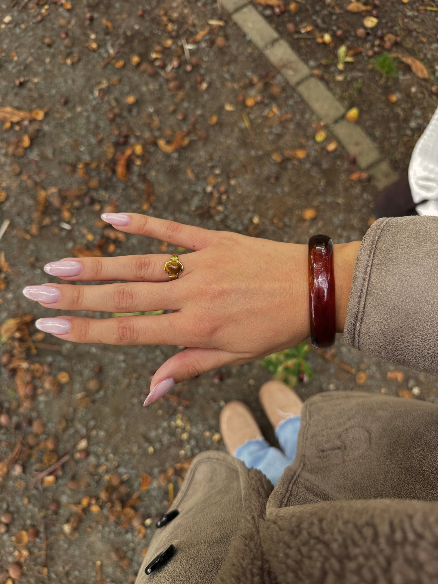 Retro Loop Armreif
