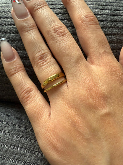 Golden Duo Ring