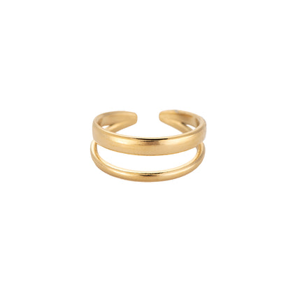 Golden Duo Ring