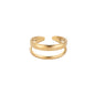 Golden Duo Ring