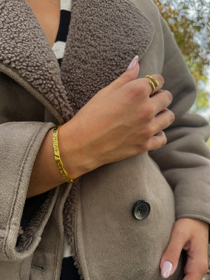 Golden Edge Armreif