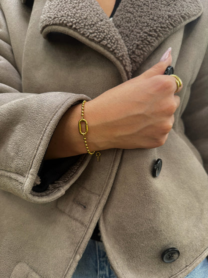 Golden Pearl Armband