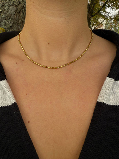 Golden Pearl Kette
