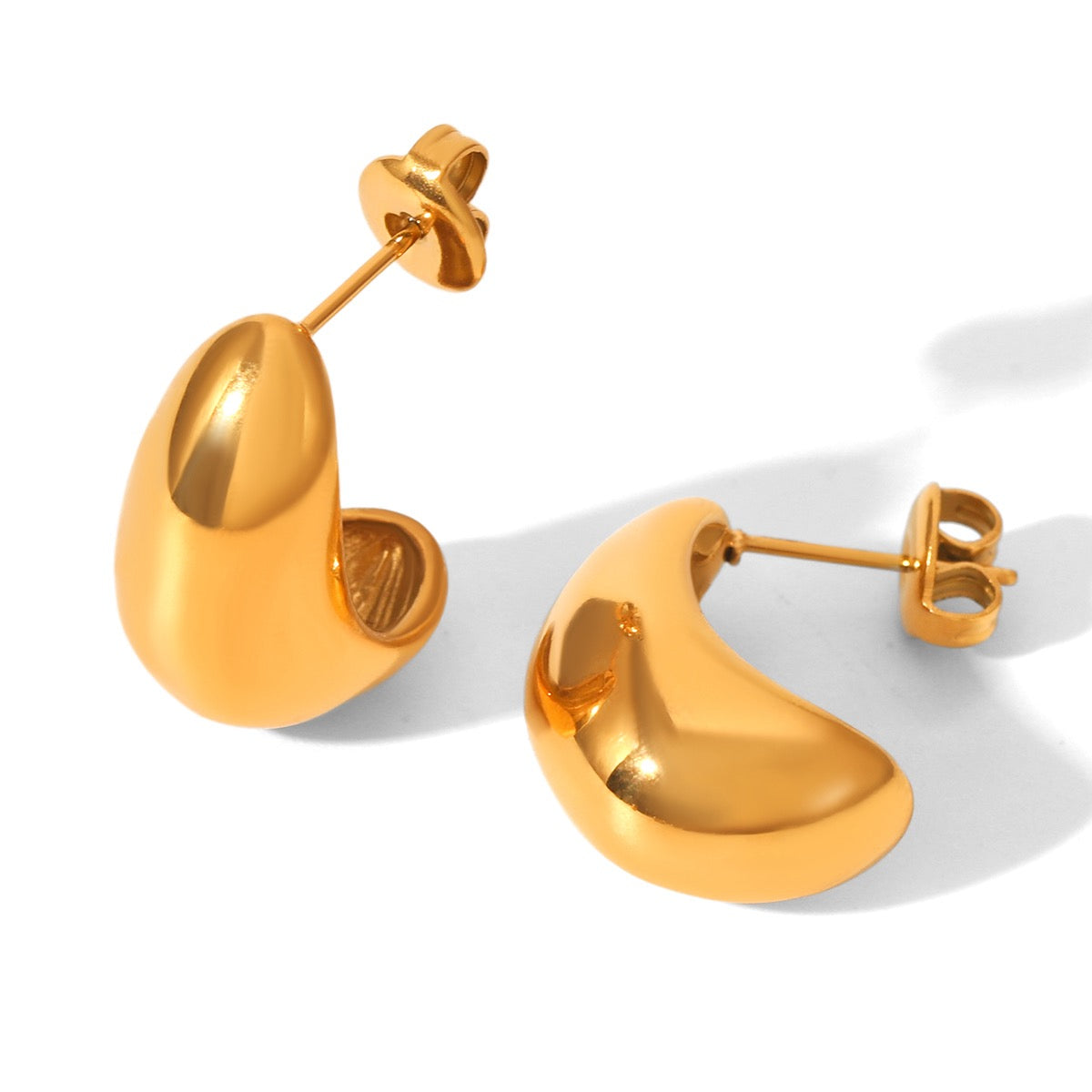 Gold Drop Ohrringe