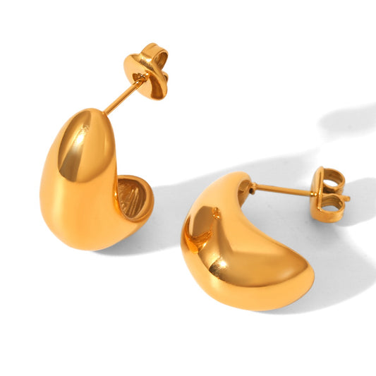 Gold Drop Ohrringe