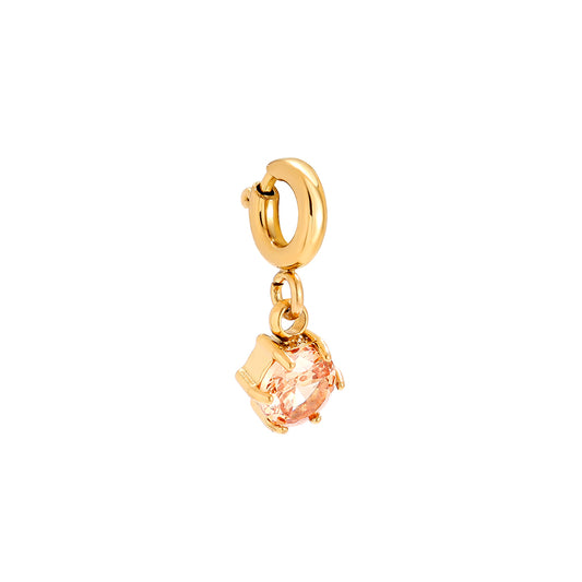 Rosy Crystal Charm