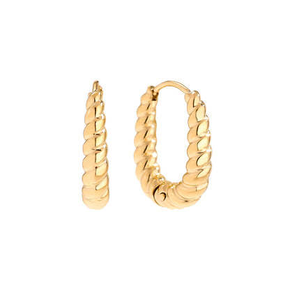 Twisted Hoop Ohrringe